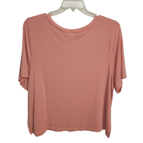 Athleta | Women's Pink Nighttime Bliss Sleep V-Neck Tee (Size XL) - Picture 11 of 12